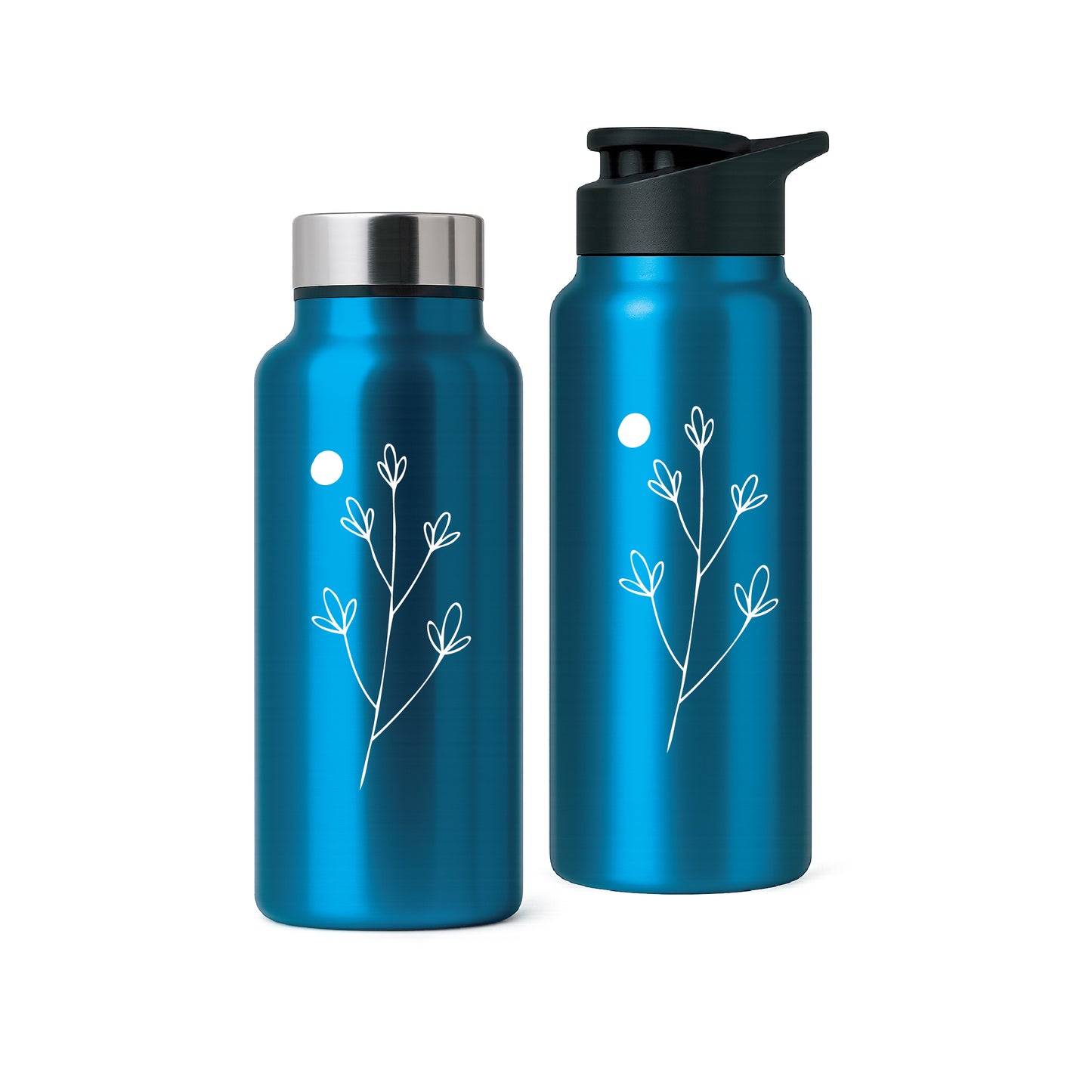 Shanti Neer | Designer Stainless Steel Water Bottle | Style #17