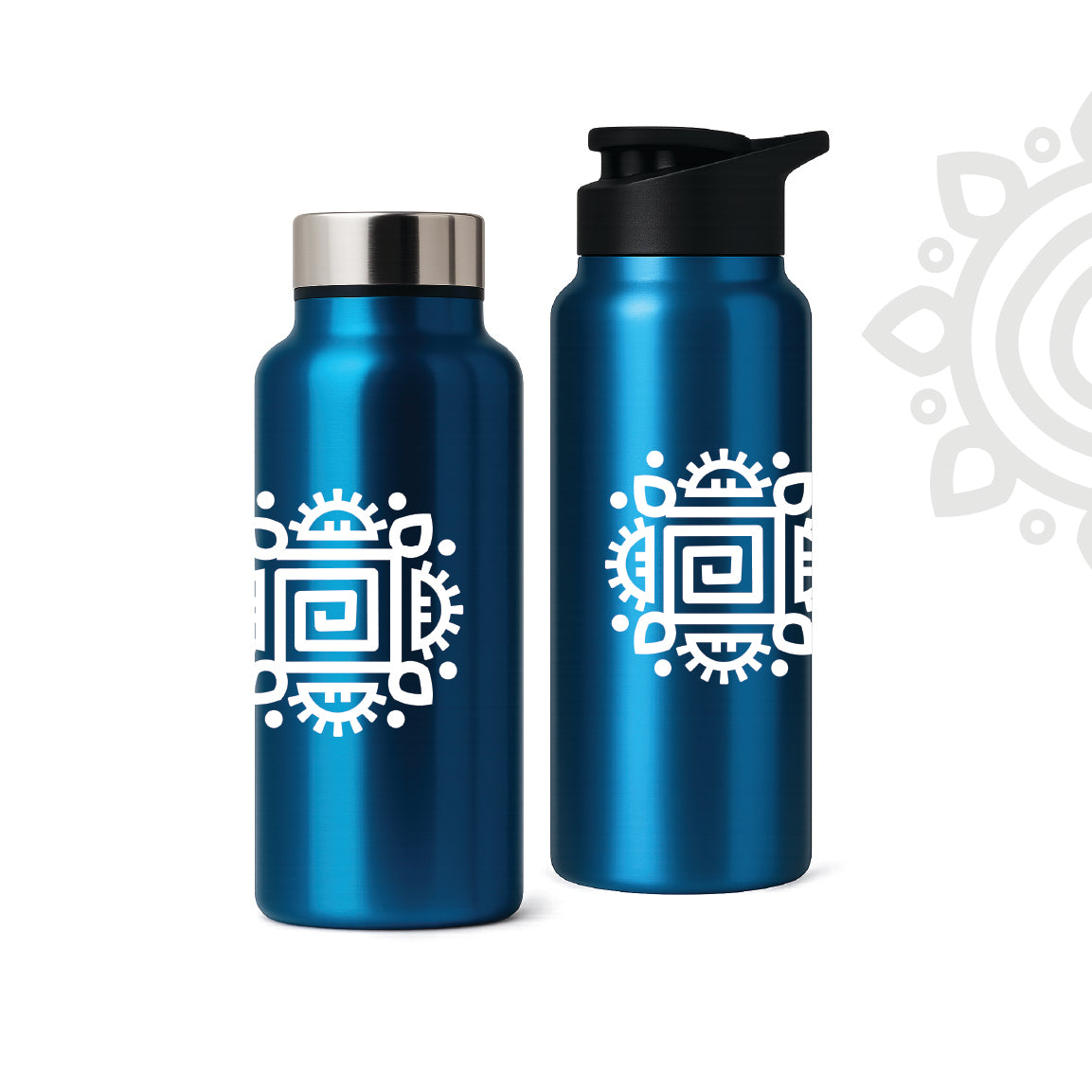 Shanti Neer | Designer Stainless Steel Water Bottle | Style #3