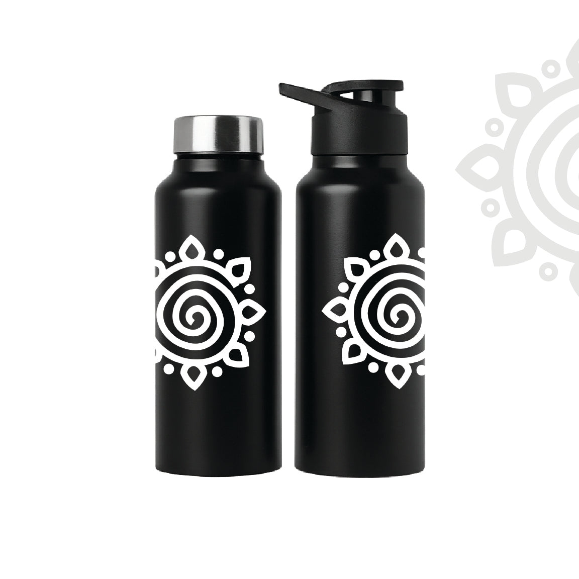 Shanti Neer | Designer Stainless Steel Water Bottle | Style #1