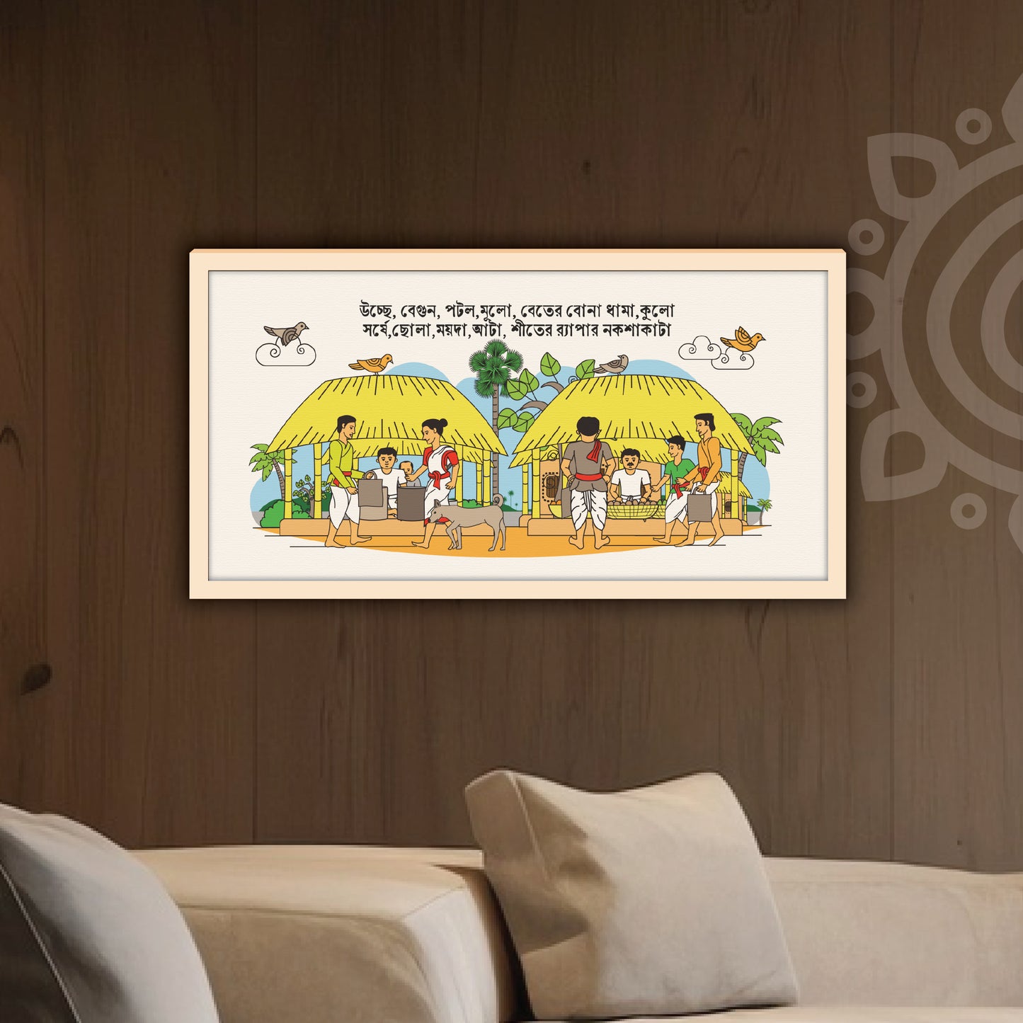 Pre-booking | Kumor Parar Gorur Gari | Style #3 | 10X20 Inch | Essence of Bengal | Wall Art for Home and Office Decoration