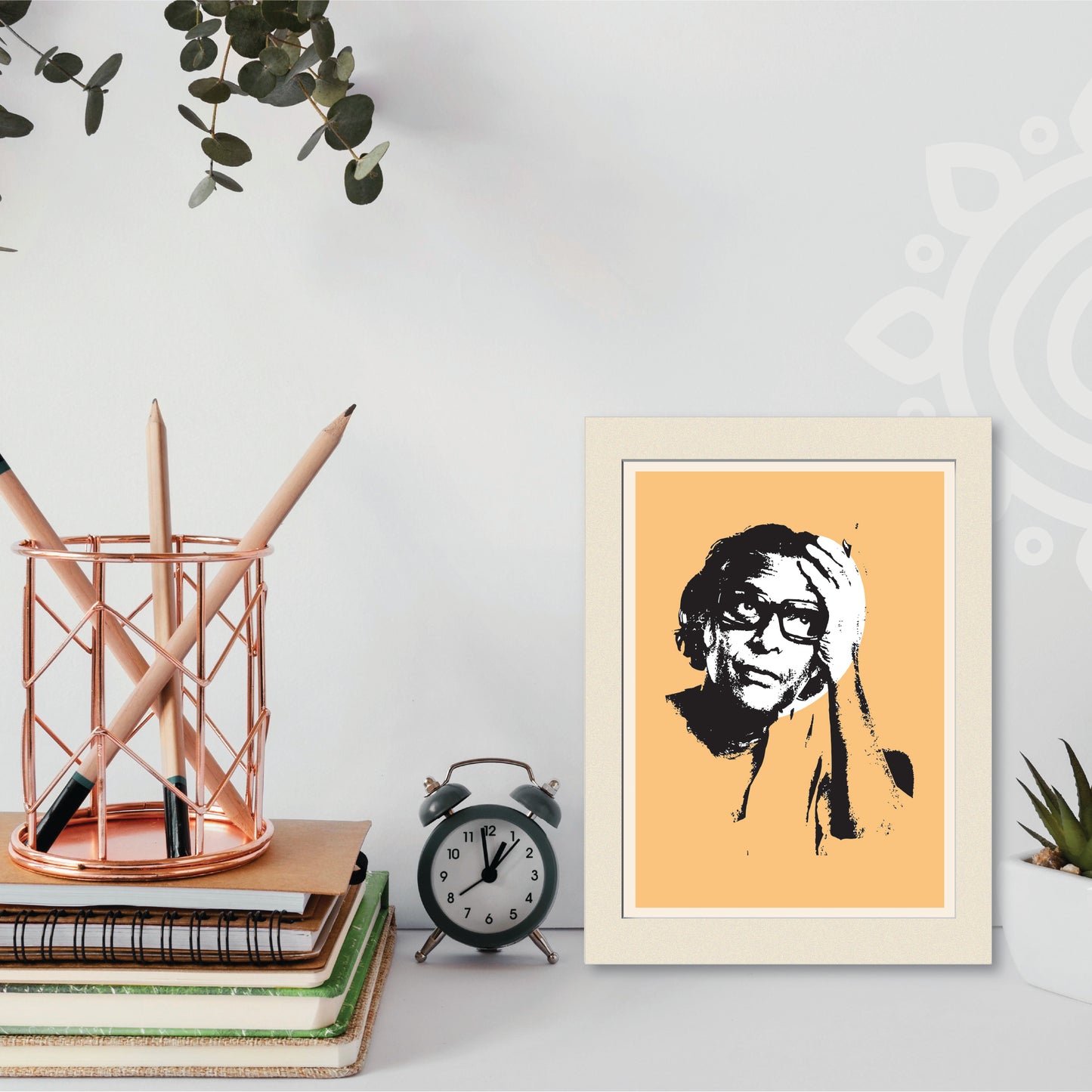 Portrait of Mrinal Sen | Bengali Literature Wall Art