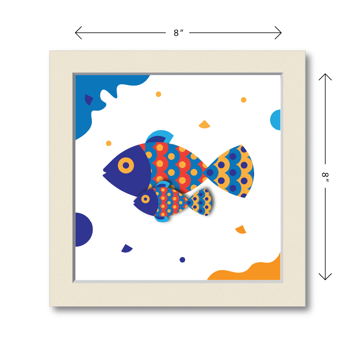 Fish Family | Colorful Wall Art