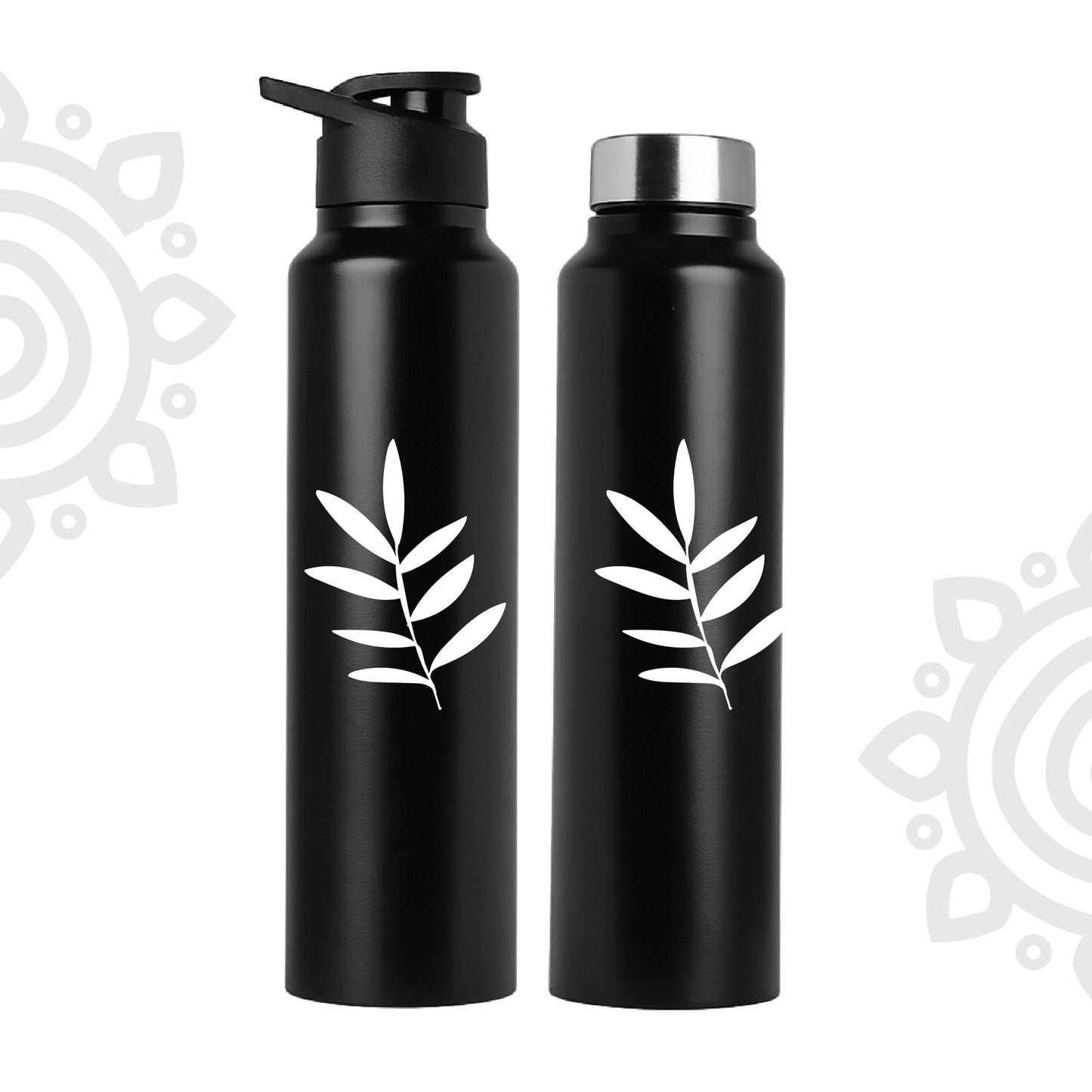 Shanti Neer | Designer Stainless Steel Water Bottle | Style #18