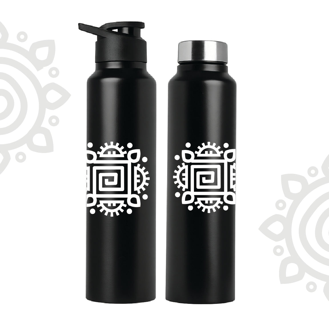 Shanti Neer | Designer Stainless Steel Water Bottle | Style #3