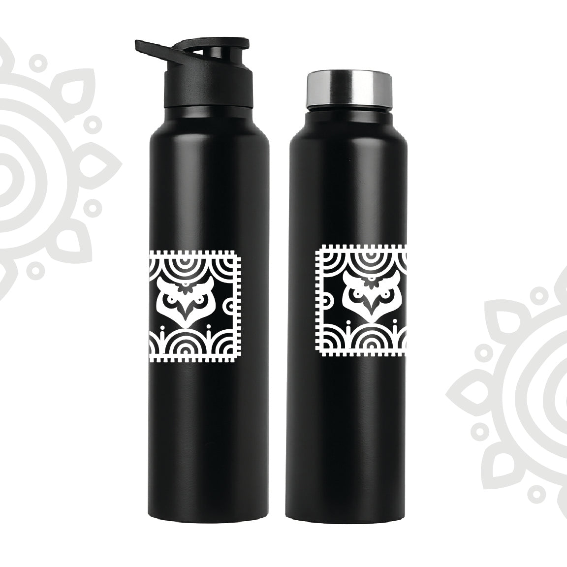 Shanti Neer | Designer Stainless Steel Water Bottle | Style #5