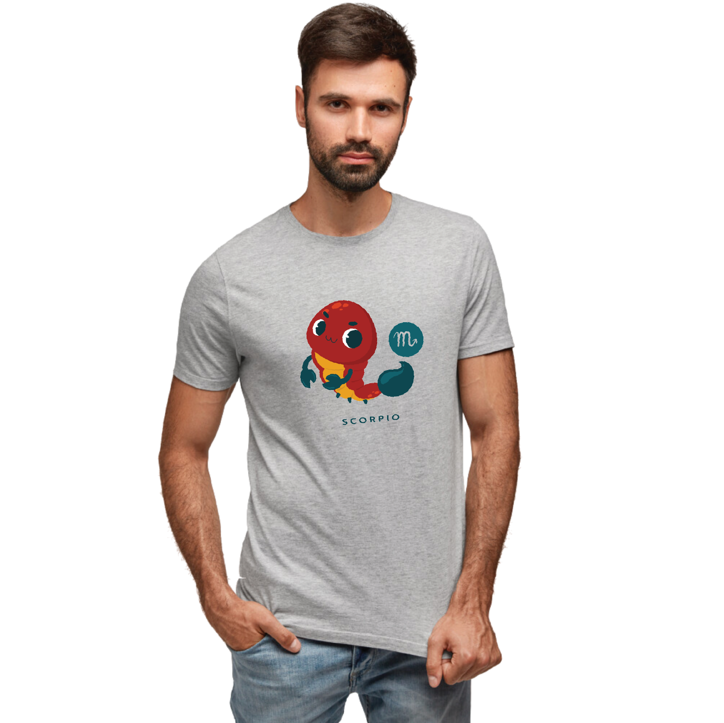 Zodiac Sign - Scorpio - Printed 100% Cotton T-Shirt - Unisex