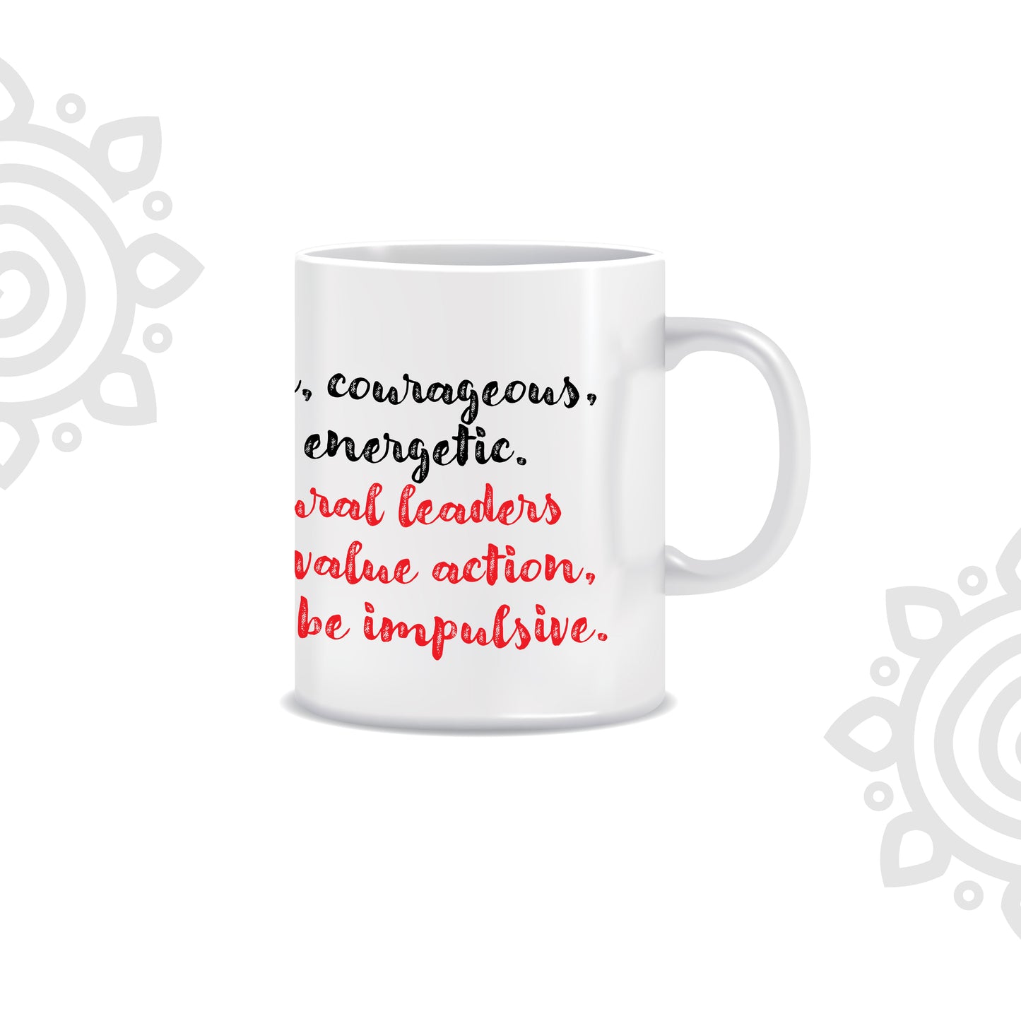 White Ceramic Coffee Mug | Zodiac Sign | Aries | 325 ML | Pack of 1