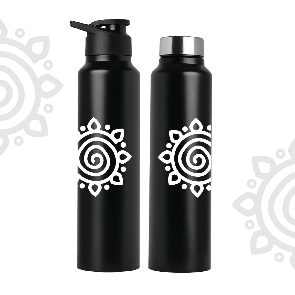 Shanti Neer | Designer Stainless Steel Water Bottle | Style #1