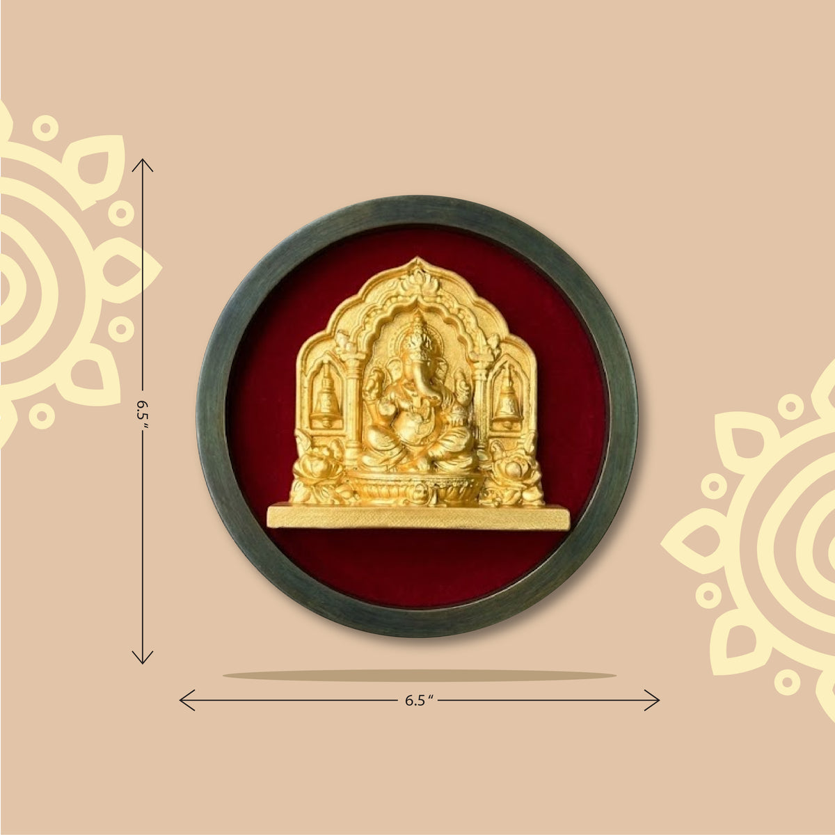 OM | Decorative Wall Plate | Sacred Door Hanging | For Home & Office | Style #2