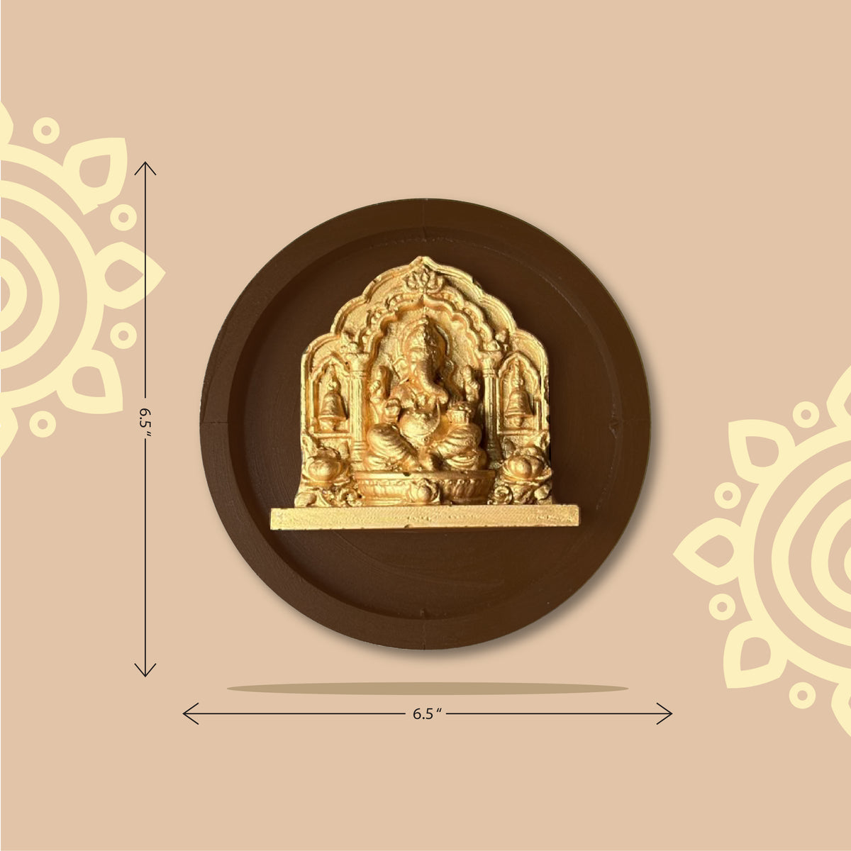 OM | Decorative Wall Plate | Sacred Door Hanging | For Home & Office | Style #3