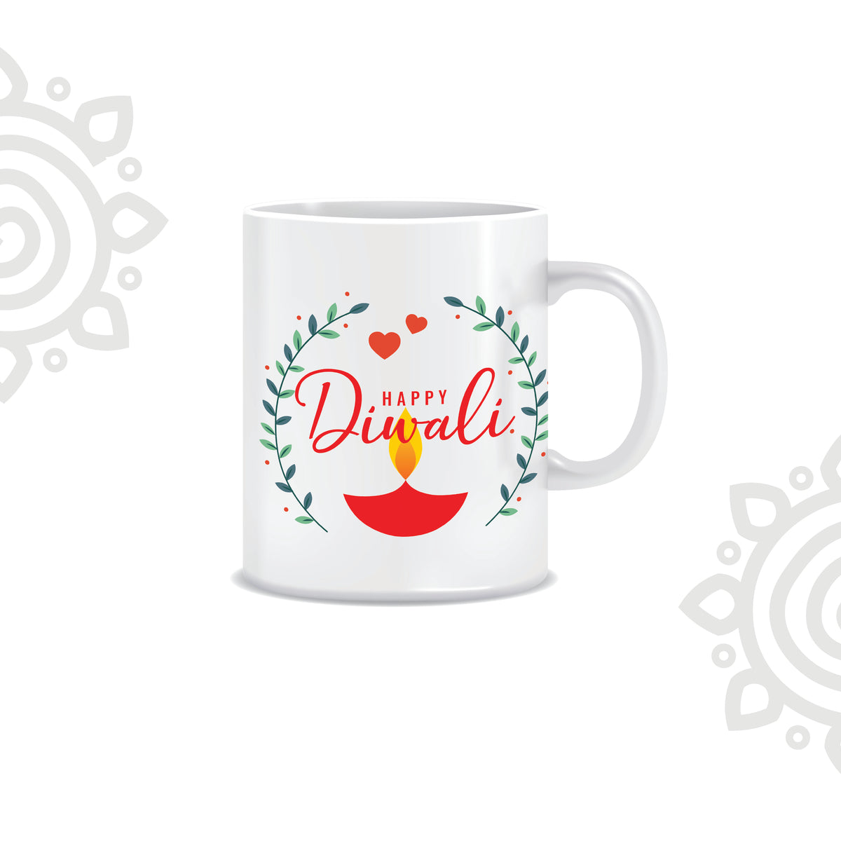Deepawali Collection | Colorful Ceramic Coffee Mug | Style #6