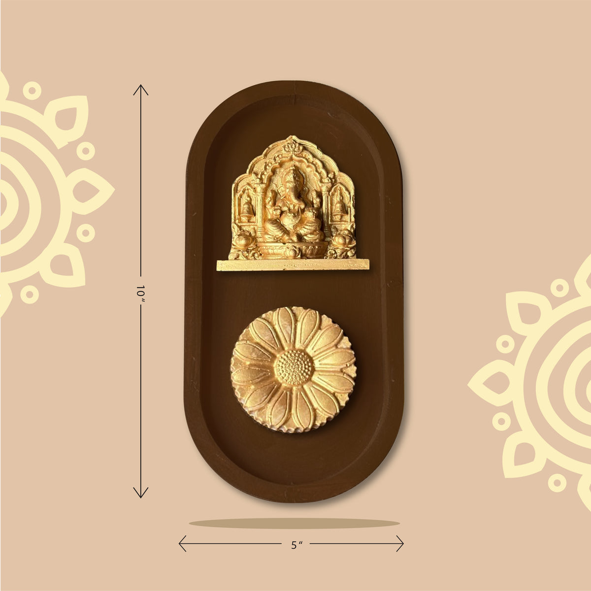 OM | Decorative Wall Plate | Sacred Door Hanging | For Home & Office | Style #4