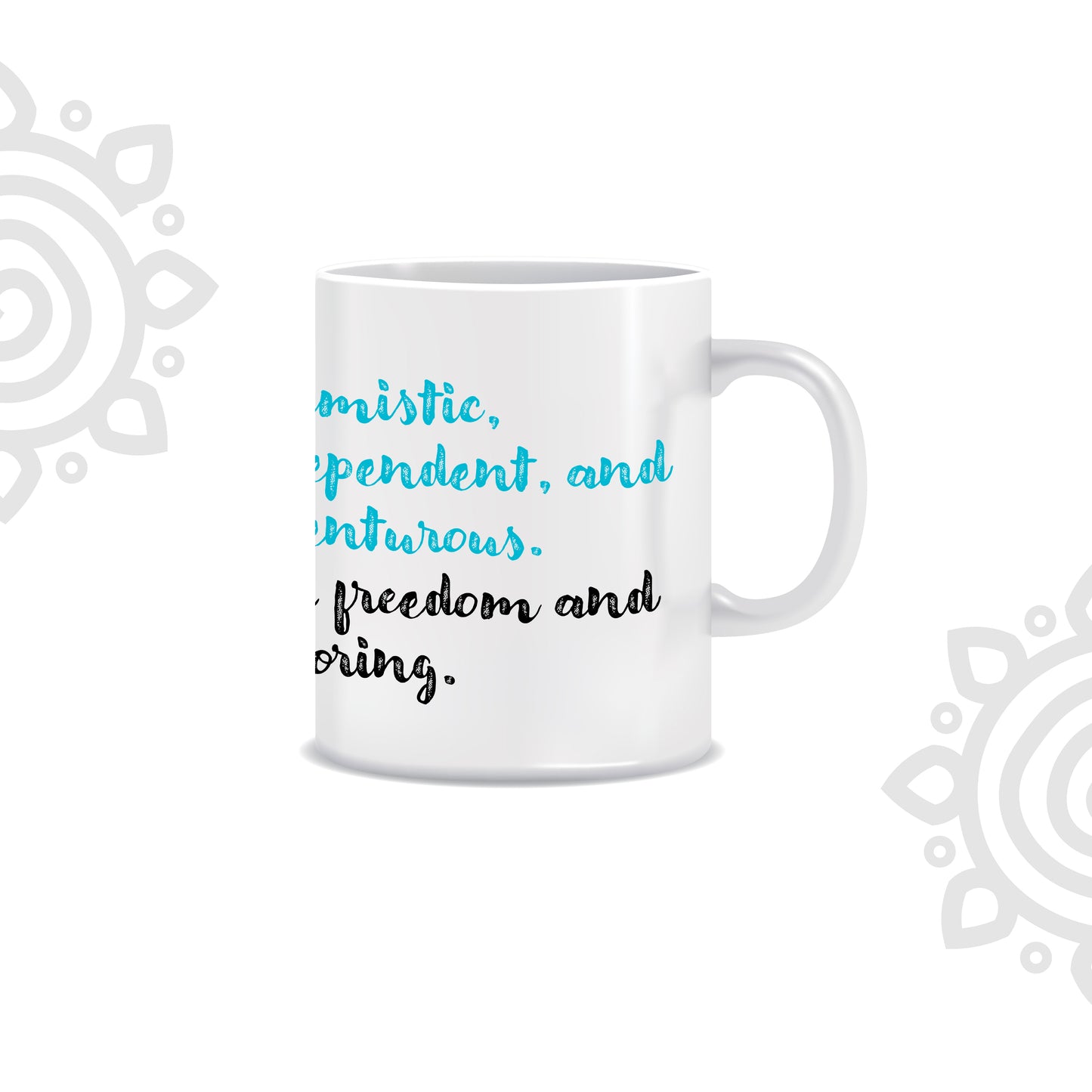 White Ceramic Coffee Mug | Zodiac Sign | Sagittarius | 325 ML | Pack of 1