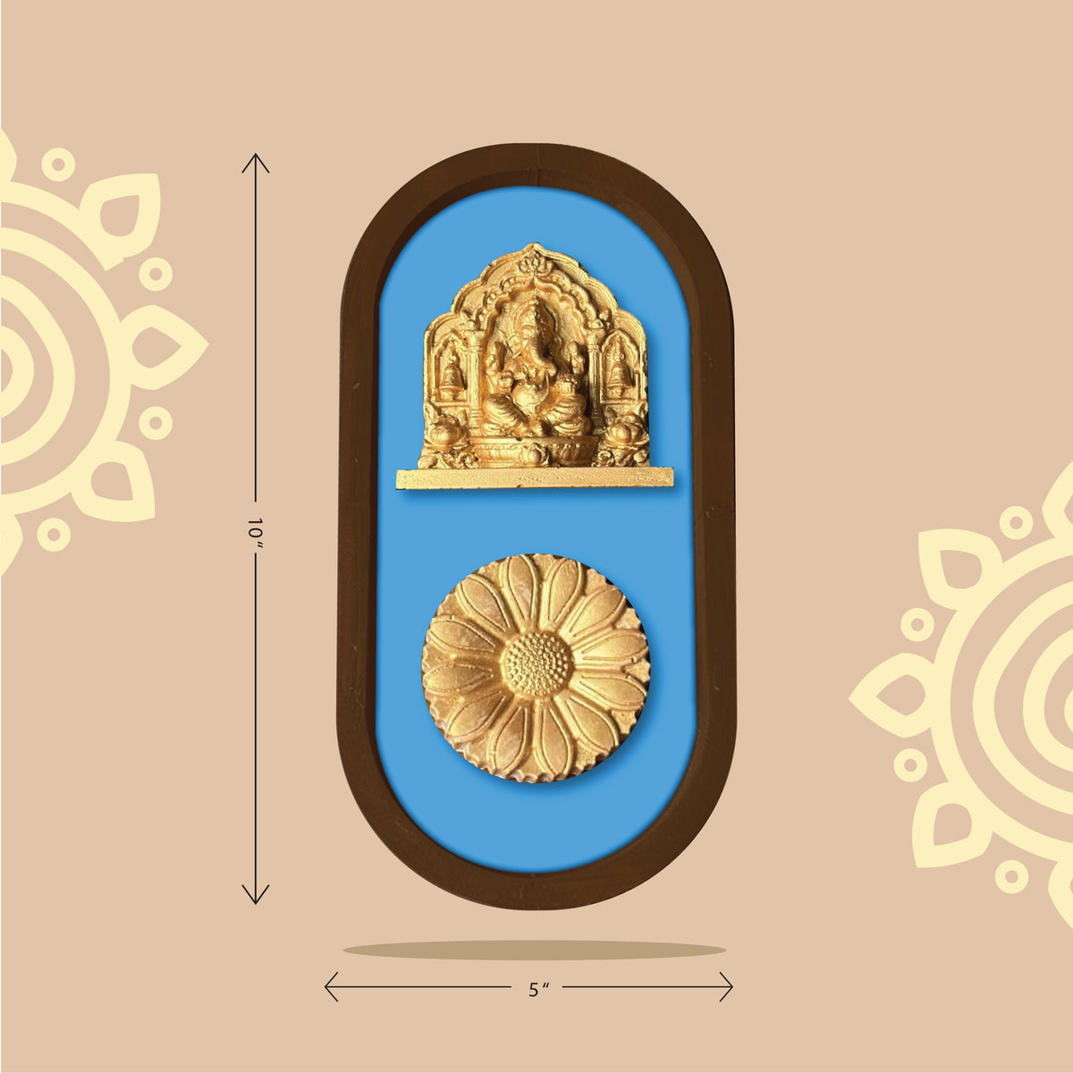 OM | Decorative Wall Plate | Sacred Door Hanging | For Home & Office | Style #5