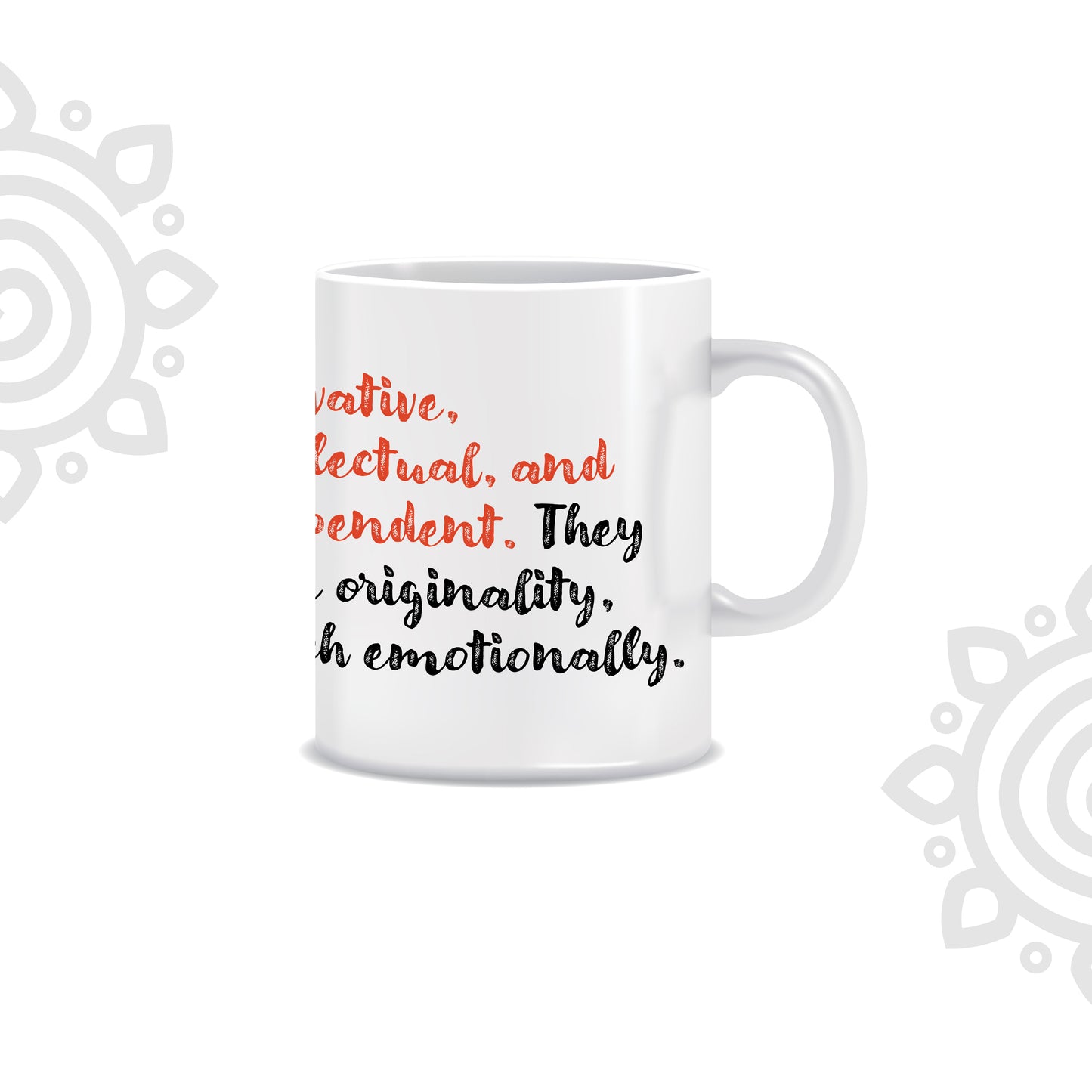 White Ceramic Coffee Mug | Zodiac Sign | Aquarius | 325 ML | Pack of 1