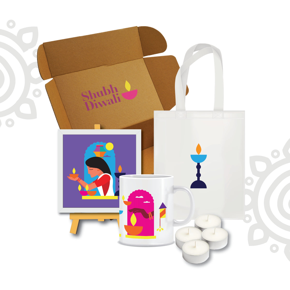 Deepawali Collection | Gift Hamper | Style #16 | Set of 4