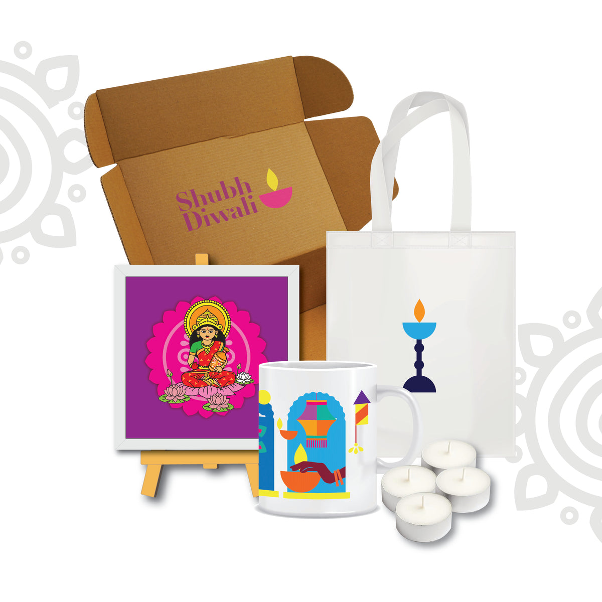 Deepawali Collection | Gift Hamper | Style #17 | Set of 4
