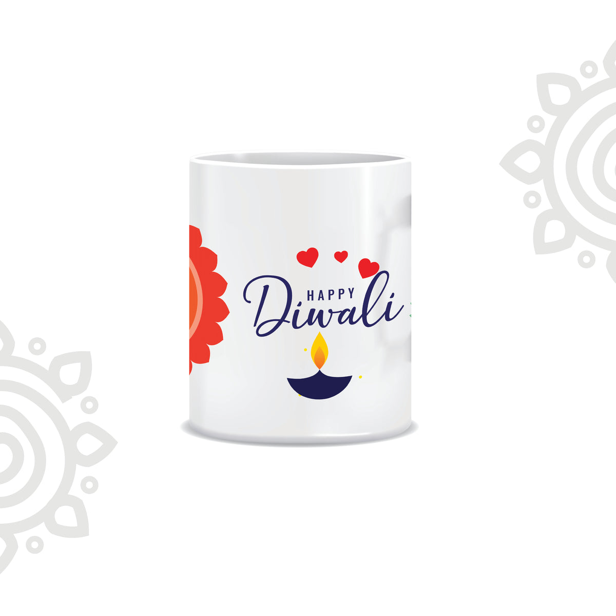 Deepawali Collection | Colorful Ceramic Coffee Mug | Style #4