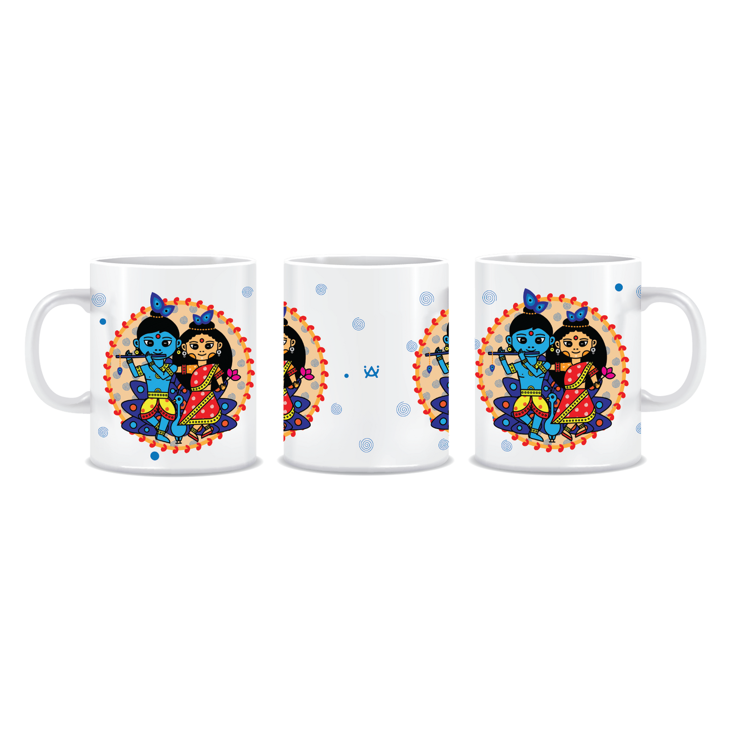 Radha Krishna - 1 | Hare Krishna | Printed Ceramic Coffee Mug