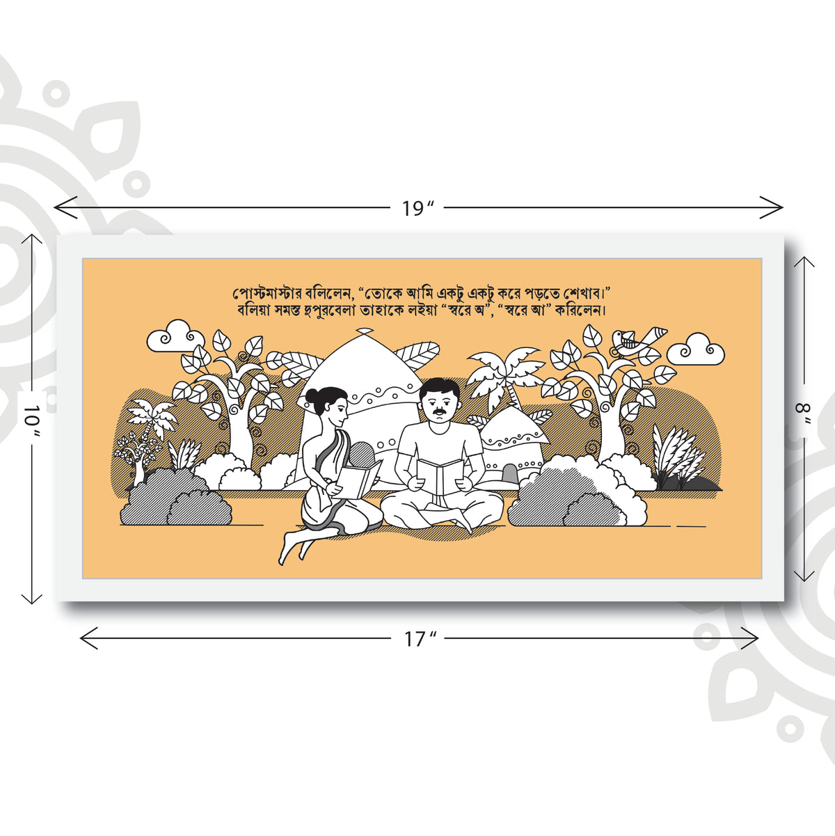 Pre-booking | Mani Manikya | Style #14 | Wall art for Home & Office Decoration